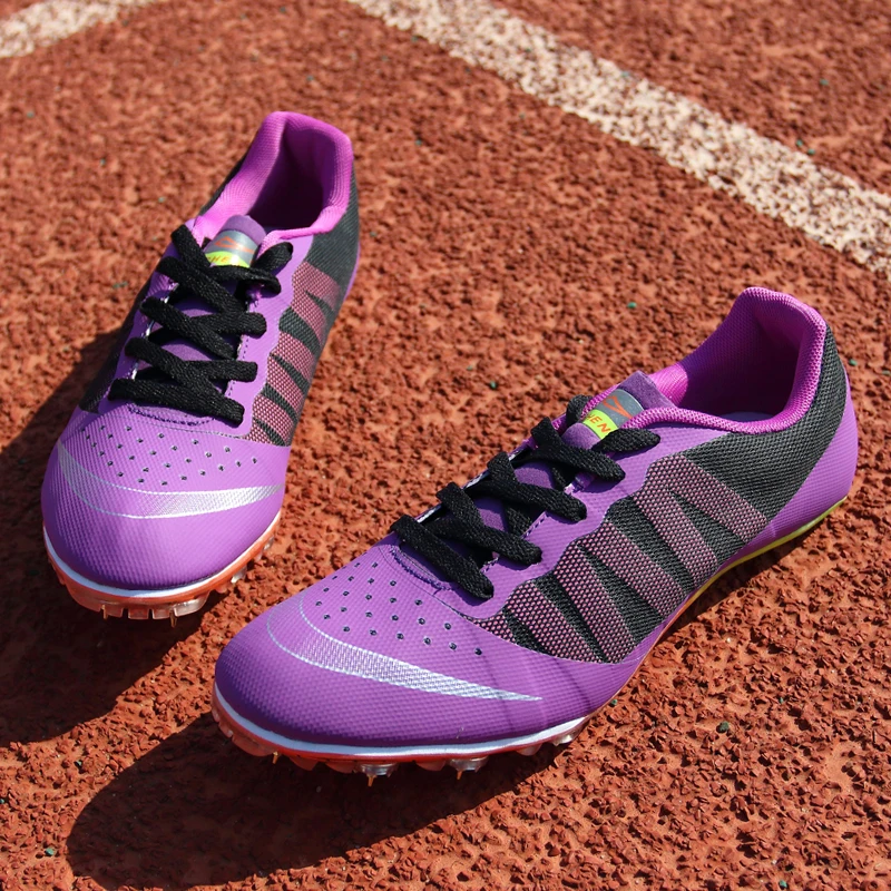 

Tracking Spike Shoes Outdoor Training Athletic Race Shoes Men Track and Field Jumping Shoe Men Sport Shoes Sneakers 44 45