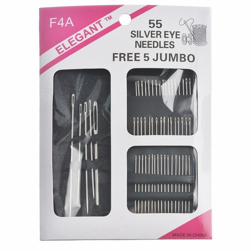 Sewing Needle Darning Needles Stainless Steel Multi-size Blind Popular Side Opening DIY High Quality | Дом и сад