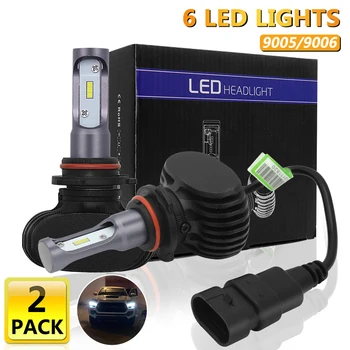 

2 Pcs HB3 9005 H4 Car Led Headlight For Mazda 2 3 6 CX-7 MX-7 CX-9 CX-5 8 ATENZA AXELA Super Bright Head Lights Auto Headlamp