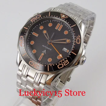 

Stainless Steel Business GMT MINGZHU 3804 Male Wristwatch Mental Bracelet Rotating Bezel