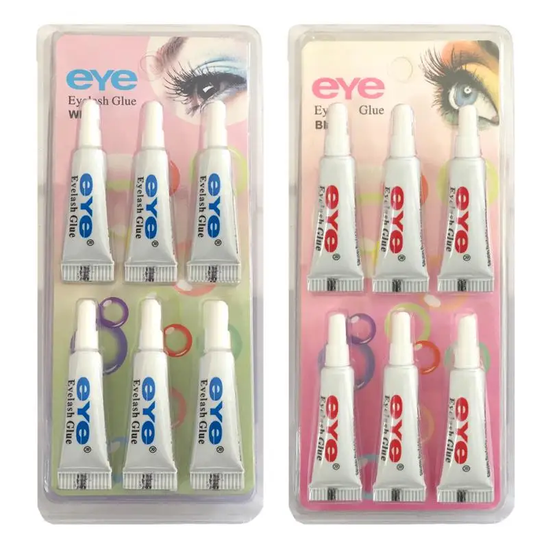 False Eyelash Glue Waterproof Strong Lash Self-Adhesive Black/Clear Cosmetic Tools TSLM1 | Красота и здоровье