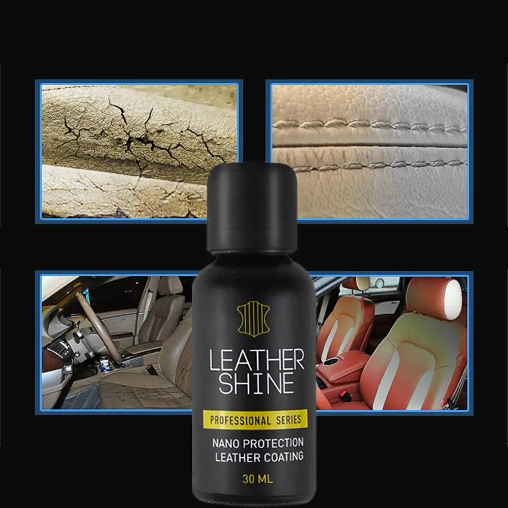 Car Leather Repair Kit Nano Liquid Car Leather Care Interior Seat Glazing Moisturizing Protective Protection Liquid Plastic Leather Maintenance