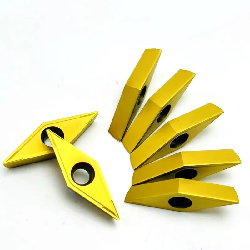 Carbide Turning Blade VCMT110304 CNC Turning Insert Machine Tool Turning and Milling VC15TF UE6020 US735