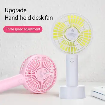

Third Speed Handheld Mini Usb Portable Small Desktop Fan Student Silent Fan USB Charging Original