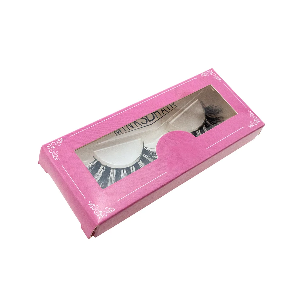 

500 Pcs Wholesale Custom Mink Lashes Paper boxes Eyelashes Packaging High Quality Free Design 3D Mink Eyelashes Cosmetic cases
