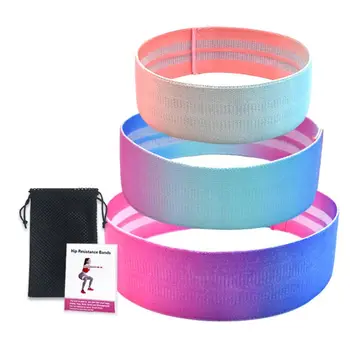 

Yoga Resistance Exercise Bands Thick Wide Non-Slip Workout Stretching Straps Belt for Home Office Gym Fitness Exercise