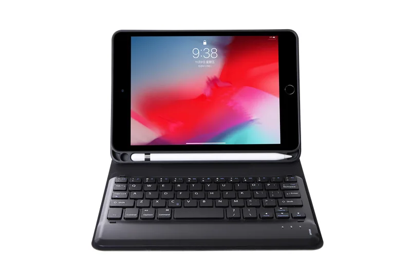 

Cross Border New Products 2019 New Style iPad Mini2345 Universal Bluetooth Keyboard Leather Sheath Protective Case with Pen Slot