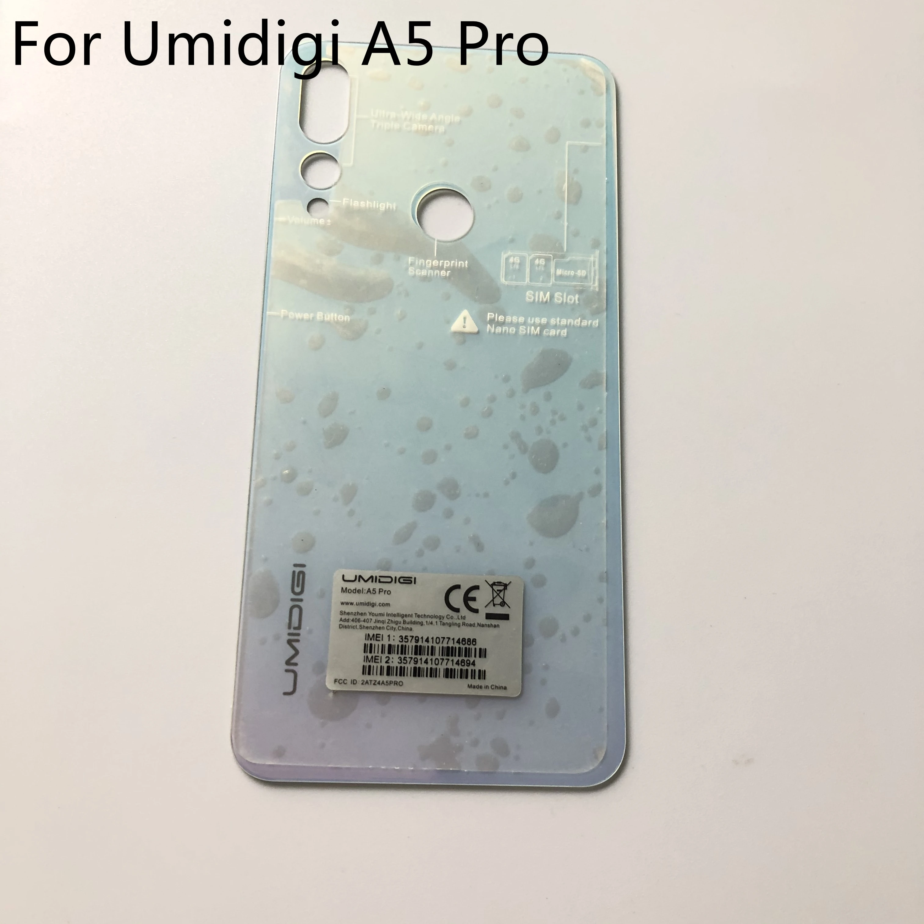 UMIDIGI A5 PRO Новый защитный чехол для аккумулятора задняя оболочка MTK Helio P23 6 3 &quot2280x1080