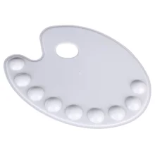 9 скважин подарок пигмент воображение развивает детский сад Палетка для рисования художественные принадлежности портативный акварельный многоразовый лоток для рисования DIY