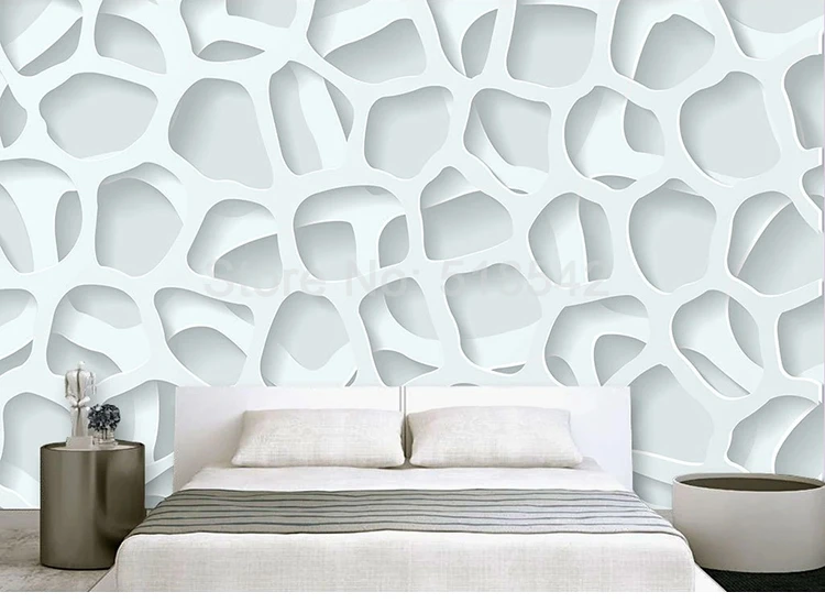 Пользовательские Любой размер фото обои современный 3D стереоскопический абстрактный геометрический гостиная диван ТВ фон росписи Papel де Parede