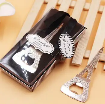 

Free shipping 100 pieces/lot Wedding Favor Paris Eiffel Tower Design Beer Opener Wedding Gift or Wedding Souvenir