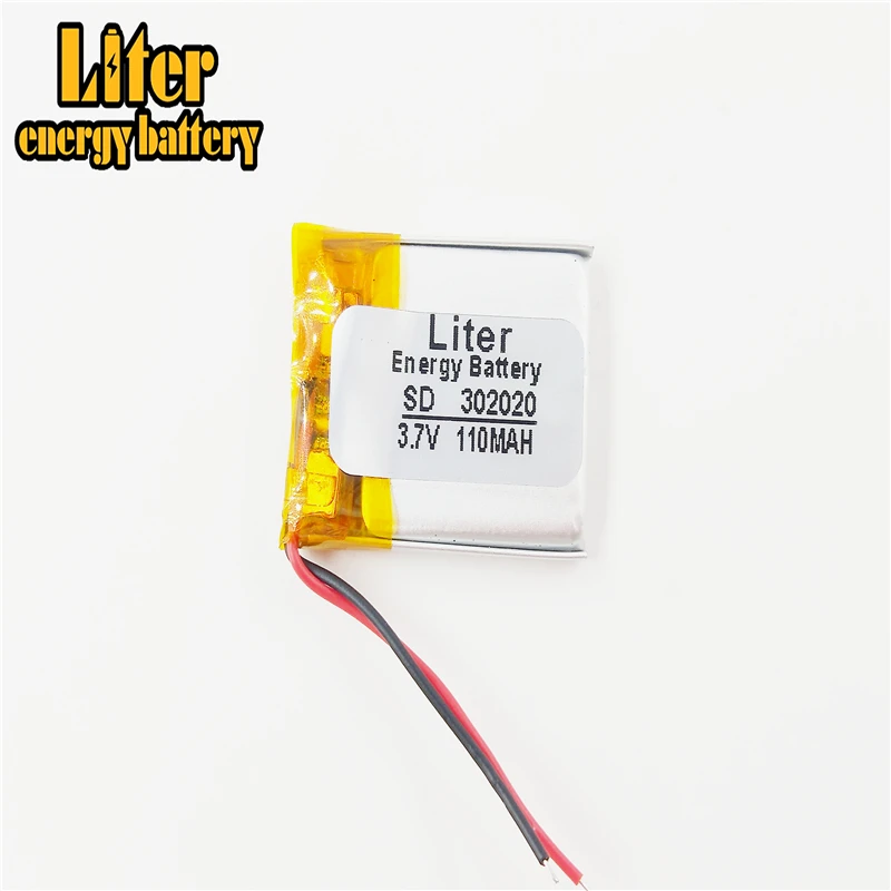 3 7 V 110mAh 302020 282020 PLIB полимерный литий ионный/литий ионный аккумулятор для динамиков