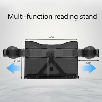 

1PC Portable Book Stand Holder Book-rest Multi functional Stand Reading Support Book Bookends Book Adjustable Accessories M4Y2