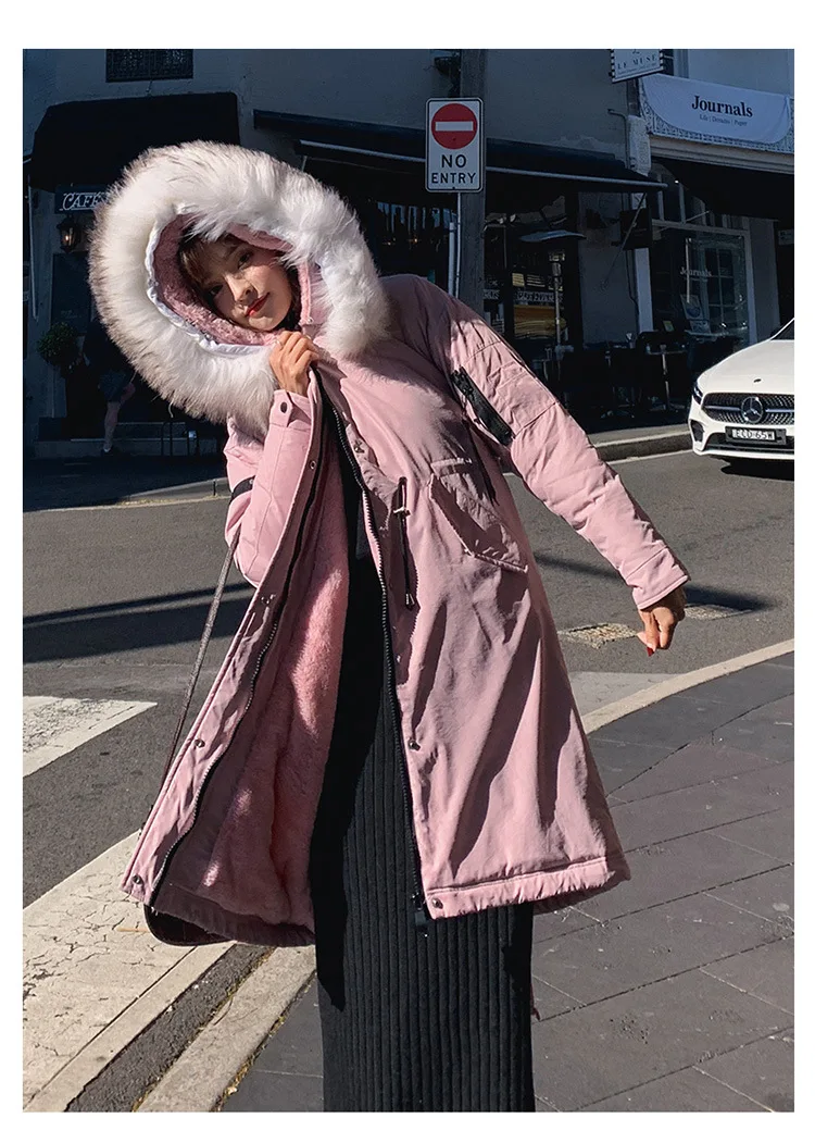 Abrigos Mujer Invierno зимняя куртка женская меховая хлопковая куртка женская с подкладкой Парка женская куртка зимнее пальто для женщин