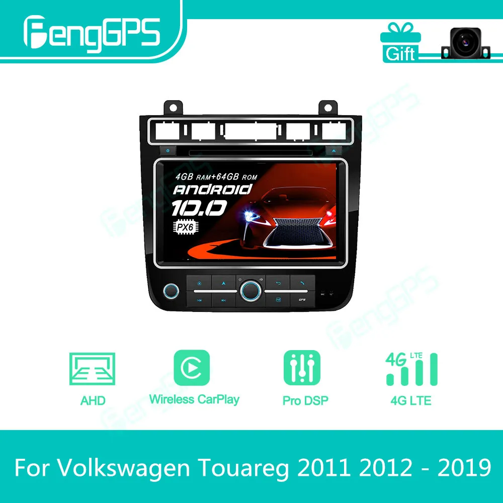 

For Volkswagen Touareg 2011 - 2019 Android Car Radio Stereo Multimedia DVD Player 2 Din Autoradio GPS Navigation PX6 Unit Screen