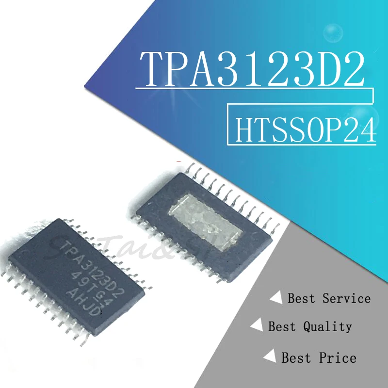 1PCS TPA3123D2 TPA3123D2PWPR HTSSOP24 Power amplifier integrated ...