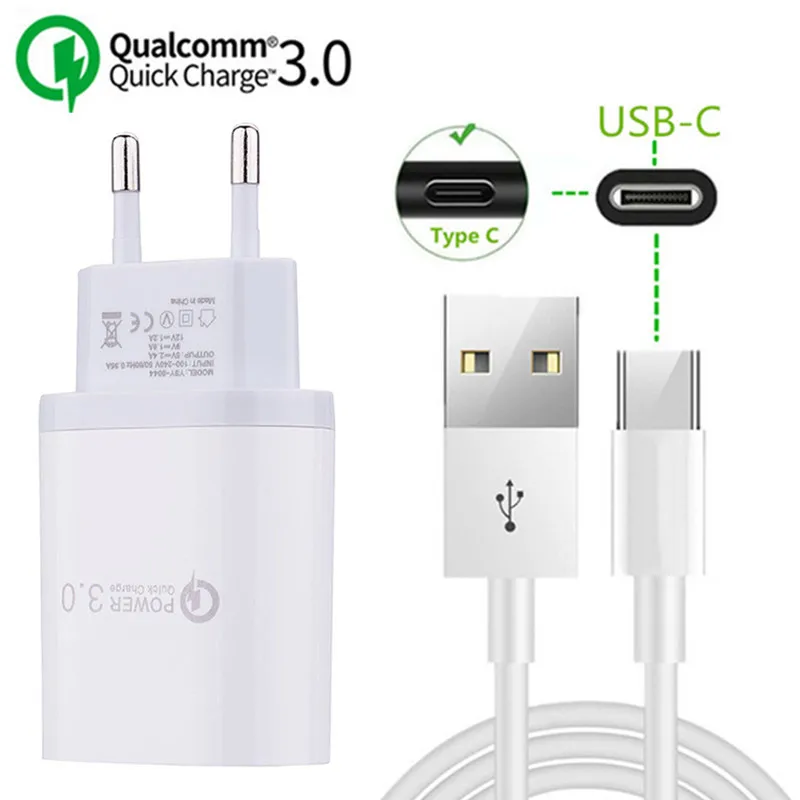 

Type C Data Charge Cable For Samsung Note 10 Plus S9 S8 A70 Huawei P20 Lite P30 Honor 9X 10 20 Pro Phone QC 3.0 USB Fast Charger