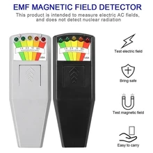 K2 электромагнитного поля EMF гауссовый счетчик призрак детектор для охоты Декодер каналов кабельного телевидения Портативный EMF детектор магнитного поля 5 светодиодный гауссовый счетчик