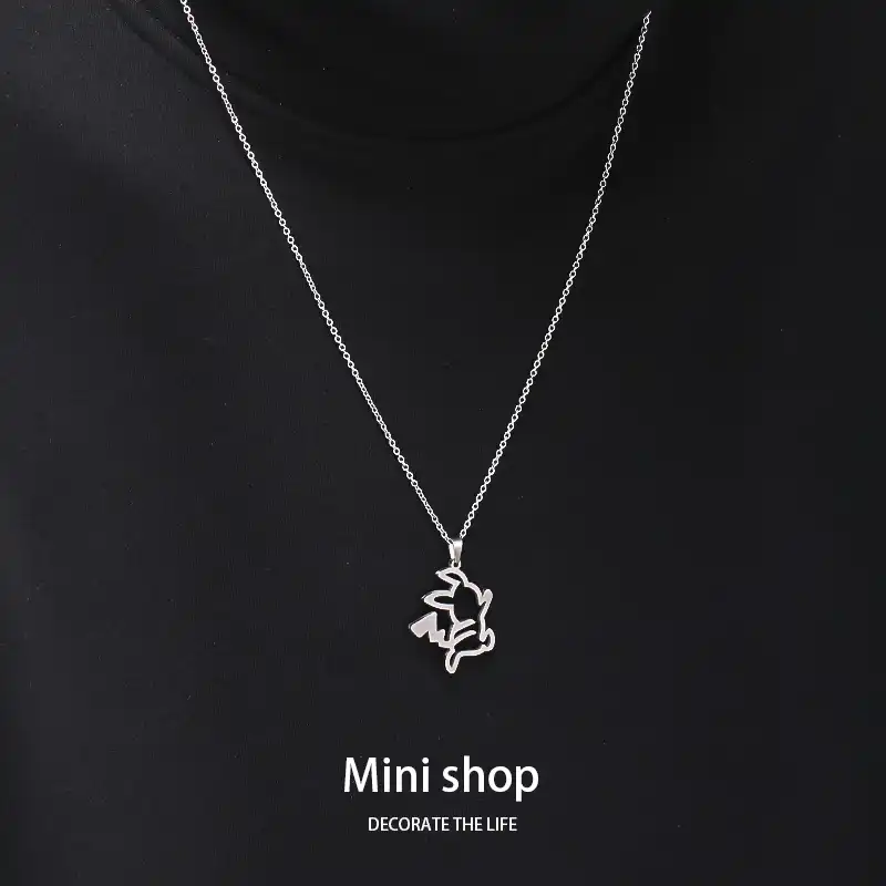 Missruピカチュウ ネックレスペンダント ユニセックス 人格発光ペンダント 鎖骨ペンダント シンプルなアクセサリー ギフト ジュエリー ペンダント Aliexpress