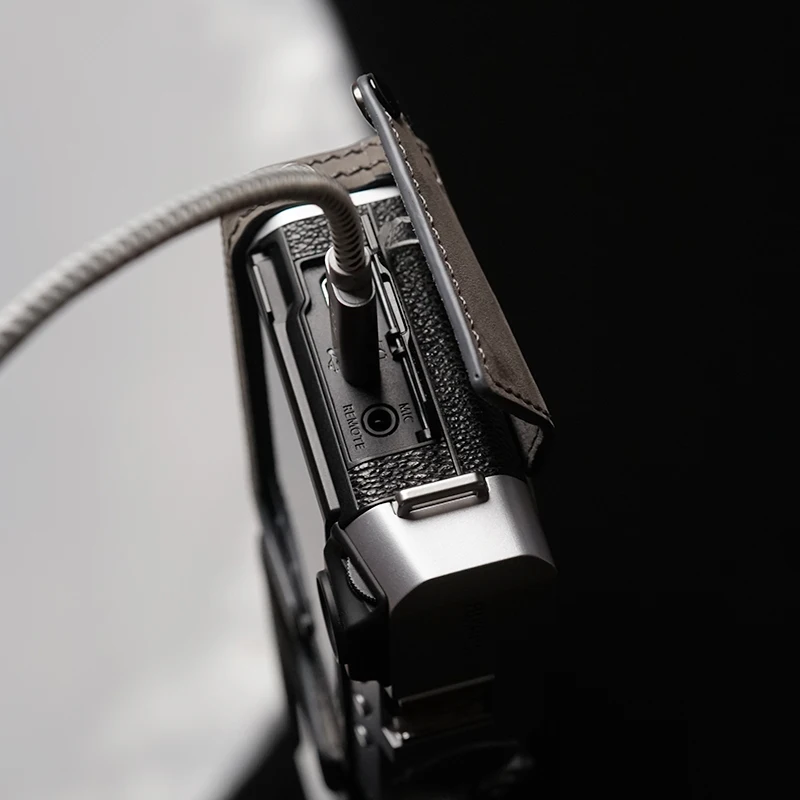 Mr.stone-本革カメラケース、ボルボX-E4およびxe4用の保護ボディスーツ