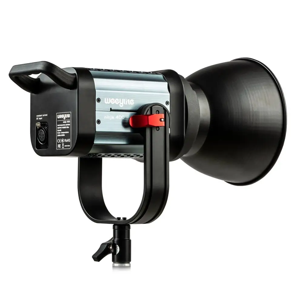 US $399.00 Weeylite Ninja400 150W BiColor 2500k8500k LCD Panel LED Video Light Continuous Output Bowens Mount Studio Light App Control