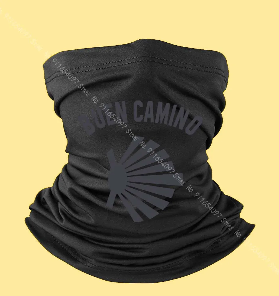 Buen Camino De Santiago Compostela Spain Pilgrim Hikers With Sleeves Living Scarf Bandana 2021 Mask Face For Men | Аксессуары для