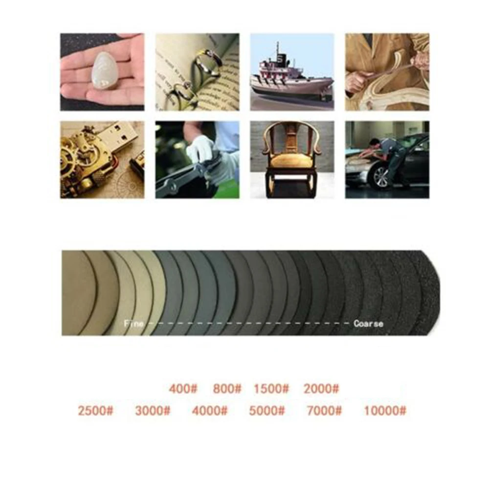 50Pcs 3 Inch Sanding Disc 75mm Wet & Dry Flocking Round Sandpaper 400-10000 Grit Hook Loop Sandpaper For Woodworking lixa hot!