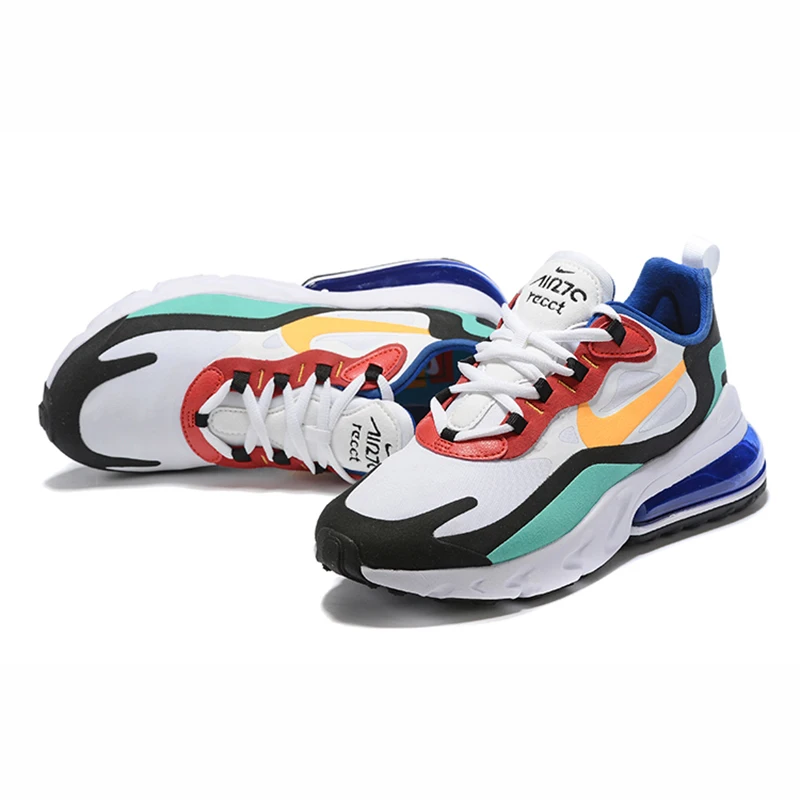 Nike Air Max 270 React кроссовки спортивная обувь классические уличные повседневные модные кроссовки# AO4971 оригинальные подлинные