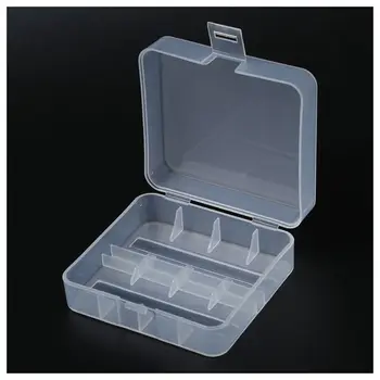 

Hard Plastic Box Holder Storage Box Container for 2 x 26650 Battery