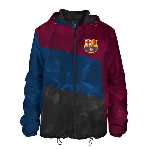 Мужская куртка 3D FC Barcelona 2018 Abstract | одежда