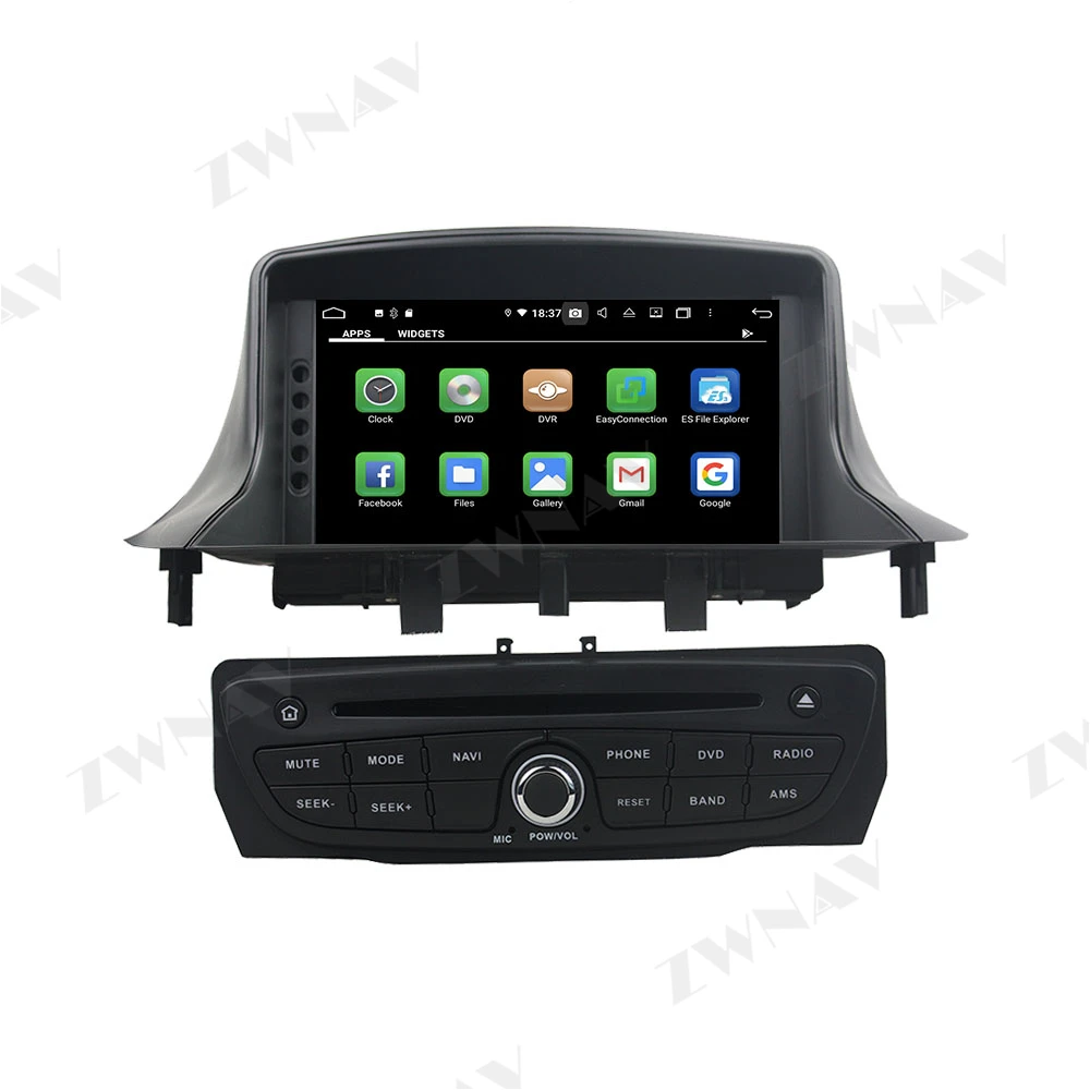 128G Carplay Android DVD Player for Renault Megane 3 Fluence 2009 2010 2011 2012 2013 2014 2015 2016 GPS Unit Audio Radio Stereo