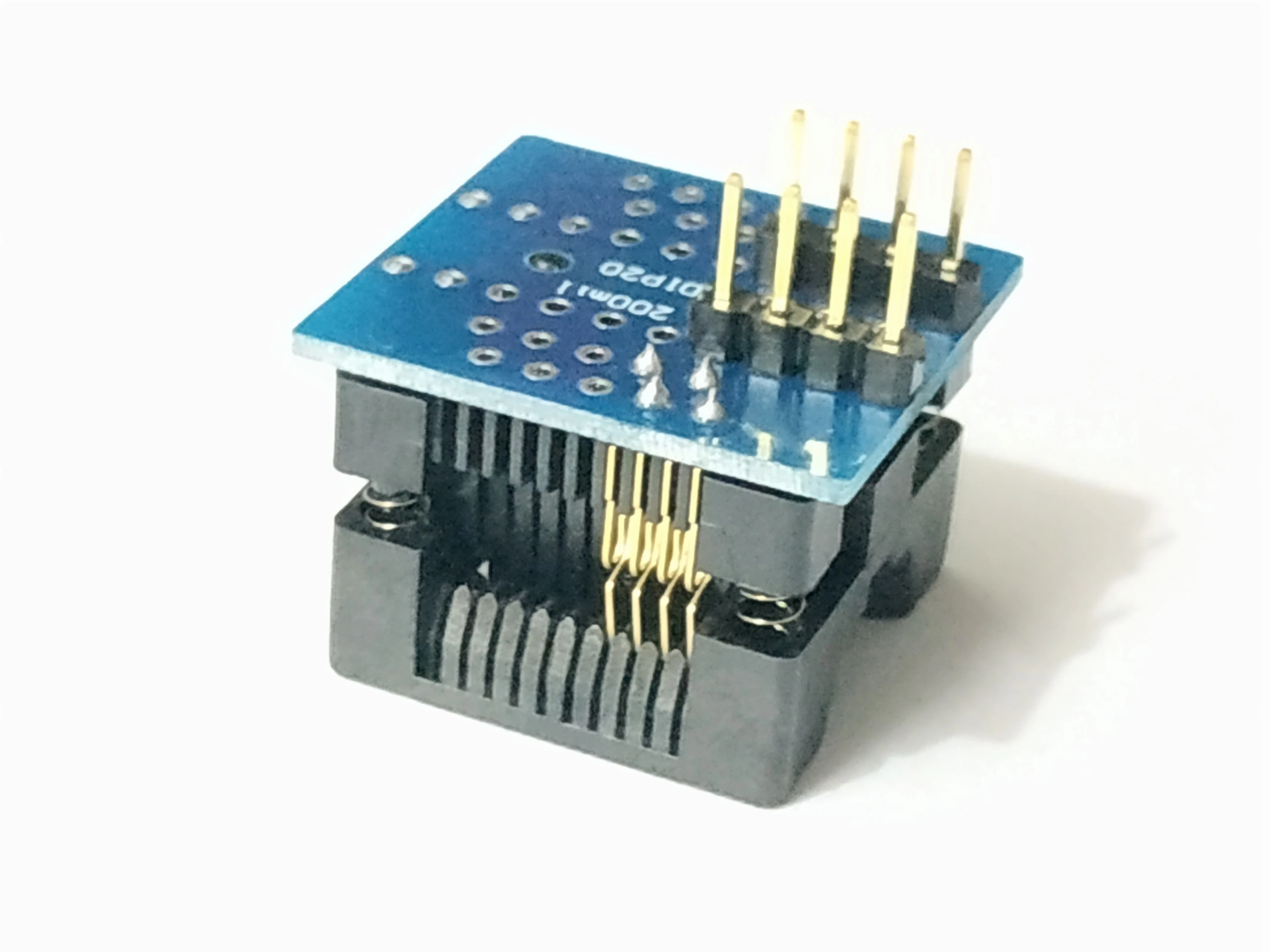 12 шт./лот SOIC8 SOP8 Для DIP8 (200 ~ 208)mil адаптер Socket Programmer для TL866ii ezp2019 top3100 adpters|sop8 to dip8|soic8