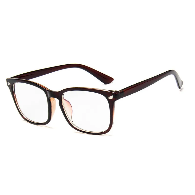 KOTTDO, классические квадратные очки, оправа для очков, женская мода, Ретро стиль, пластиковые очки, оптические очки, оправа, Uv400, оправы для очков, для мужчин - Цвет оправы: brown