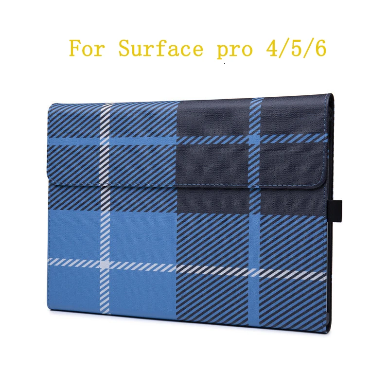 bluegrid for pro 456 SeenDa сумка чехол для microsoft Surface Pro 7 6 5 4 Водонепроницаемый чехол сумка чехол для Surface Pro 7 чехол для планшета - Цвет: bluegrid for pro 456