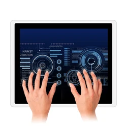 10.4 12.1 15 Polegada monitor industrial tela de toque capacitivo tela plana com hdmi vga interface usb tablet computador