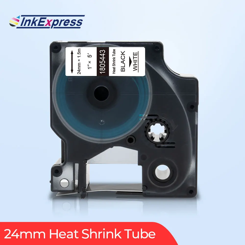 InkExpress 24 мм 1805443 кассета для DYMO Rhino IND термоусадочная трубка этикетка промышленный