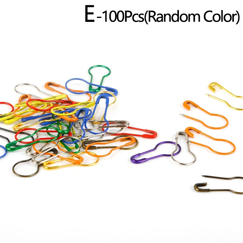 100pcs Bronze Safety Pins Coiless Safety Pins Bulb Safety Pins