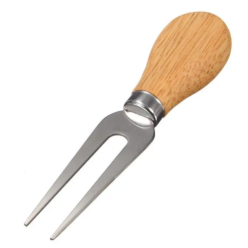 4 шт. деревянные ручки из нержавеющей стали набор для резки сыра ножи скребок