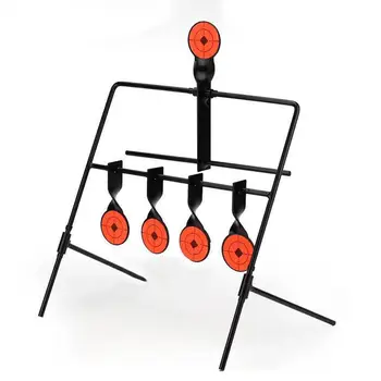 

Restting Shooting Target Airsoft Paintball Reset Reset Metal 5-Plate 5-Plate Rifle Hunting Airguns Shooting Tactical Target