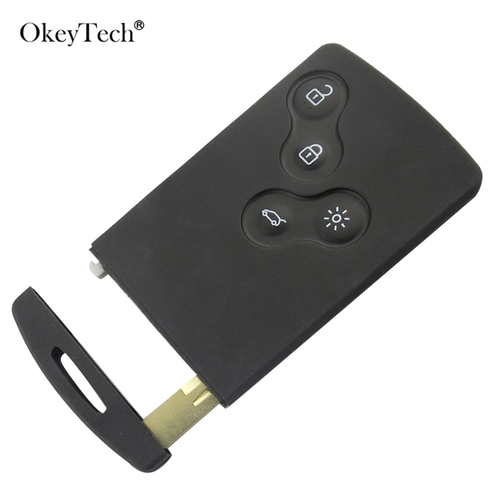 Okeyetch корпус для автомобильного ключа 4 кнопки Renault Laguna Koleos Megane Fob пульт
