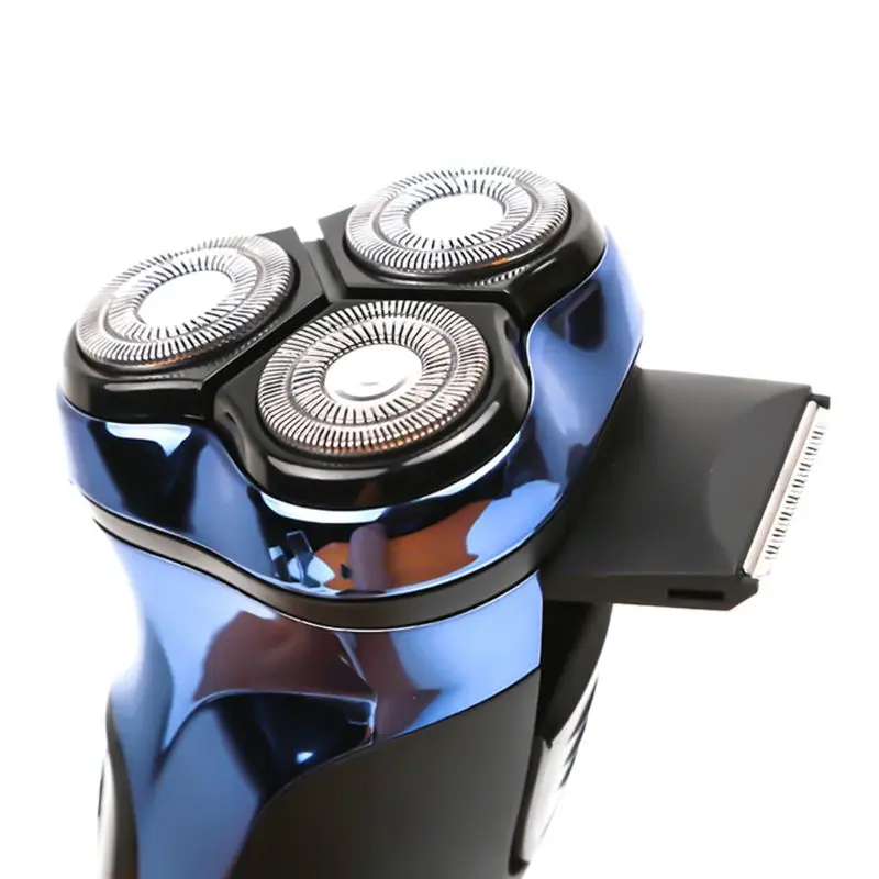 USB зарядка 3D электробритва 3 головки вращающаяся моющаяся Бритва для мужчин