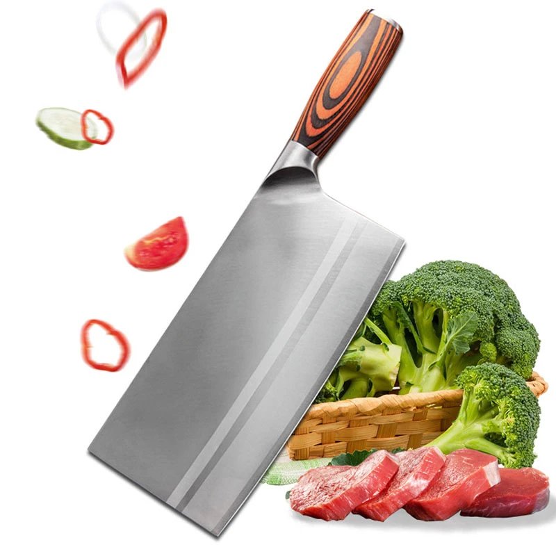 Cuchillo chino profesional para picar carne, utensilio de cocina para  carnicero, 7 pulgadas, novedad|Cuchillos de cocina| - AliExpress