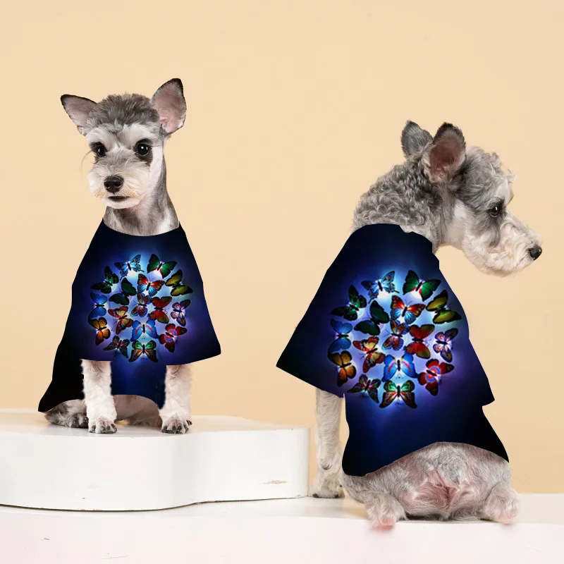 

Одежда для домашних животных, собак, кошек, Тедди, весенняя одежда, корги Бишон, маленький щенок, Померанская драка, тонкая одежда для домашн...