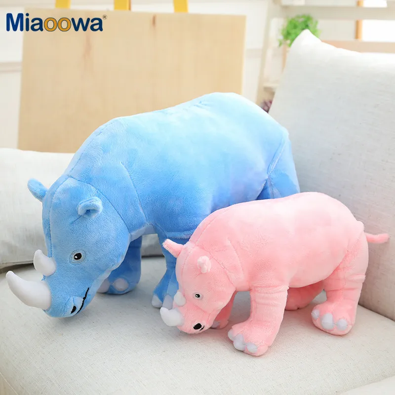 Soft Plush Rhinoceros Stuffed Animal Toy