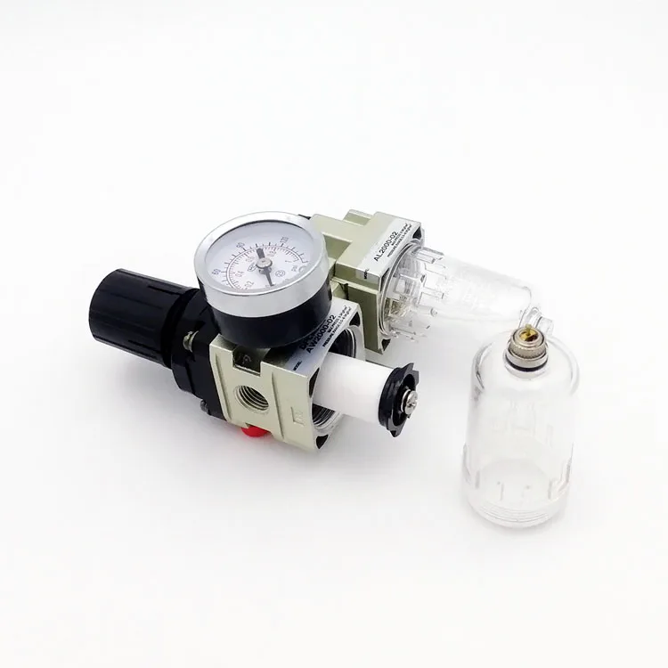 Online AC2010 02 druckluft filter pneumatische druckregler feuchtigkeit Pneumatische öl wasser separator filter mini luft regler