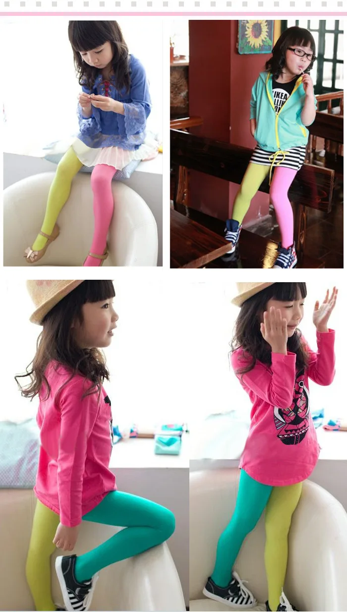 Baby Girl Velvet Sock Fashion Multiple Colour Sock Baby Stretch Trouser Skinny Kids Dance Comfortable Pantyhose Warm Socks