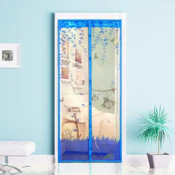 

Summer Magnetic Net Anti-mosquito And Fly Curtain Screen Automatically Closes The Door Kitchen Curtain Home Decor