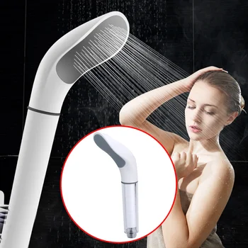 

1/4 Shower Head Bent Easy Install Toilet Home Bathroom Detachable Handheld Universal Adjustable Angle Hotel PP Cotton Filtration