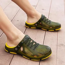 Мужская обувь; мужские шлепанцы; Летние сандалии; уличная пляжная обувь; мужские шлепанцы; Повседневная Классическая обувь