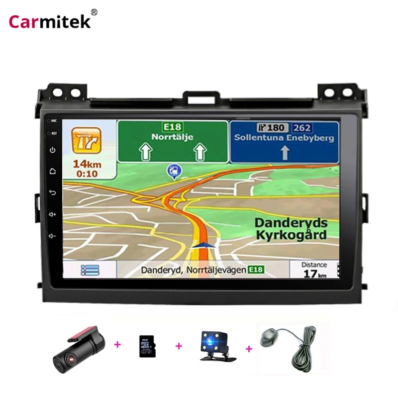 2din Android стерео головное устройство для Toyota LAND CRUISER Prado 120 2004-2009 Авторадио Навигация